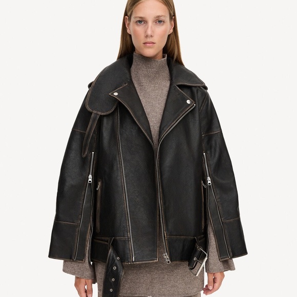 By Malene Birger Jackets & Blazers - By Malene Birger
Beatrisse Leather Biker Jacket DE 38